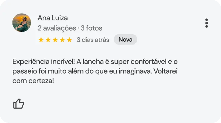 Avaliação Google 8